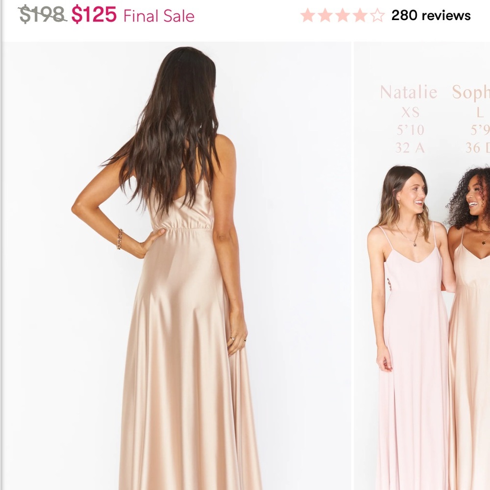 Show Me Your MuMu Champagne Maxi Dress